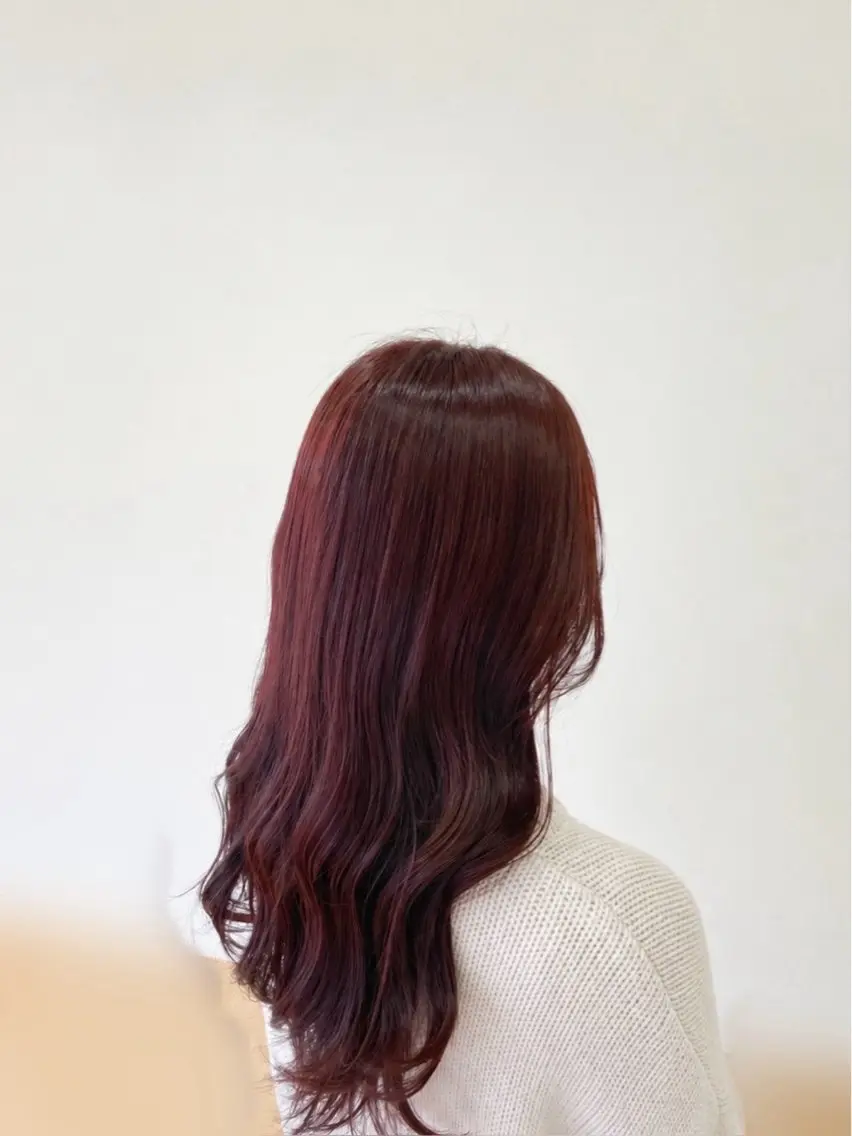 ロング カラー カット ヘアカラー トリートメント 艶カラー/レイヤー カット🫧あいりのヘアスタイル