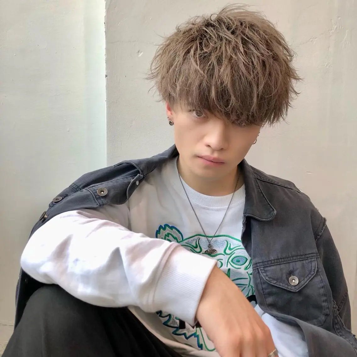 ミディアム カラー パーマ ヘアアレンジ メンズ キッズ メンズ特化美容師 aiの眉毛・アイブロウイメージ