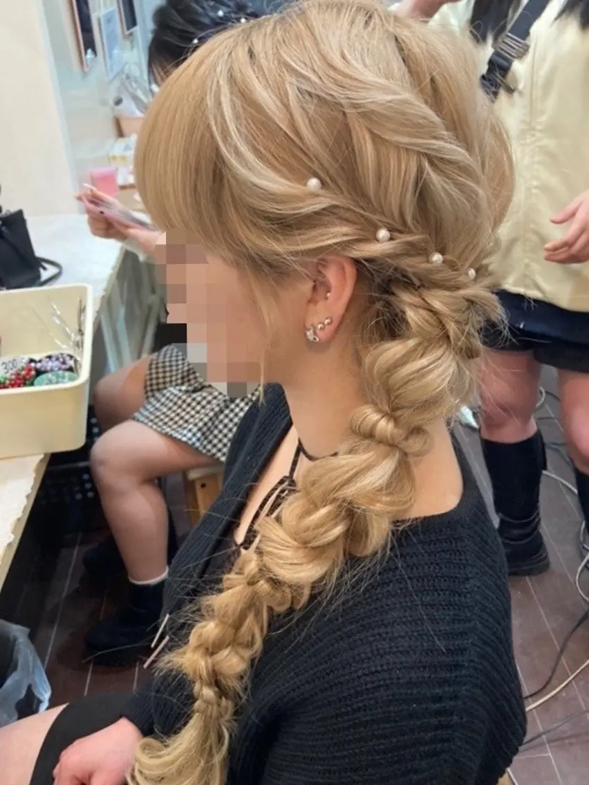 ヘアアレンジ ヘアセット 心斎橋/セットサロン /ボイボイのヘアスタイル