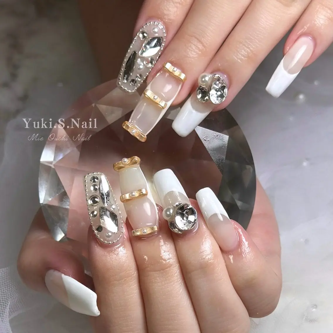 ロング ハンドネイル Yuki S.Nailのネイルデザイン