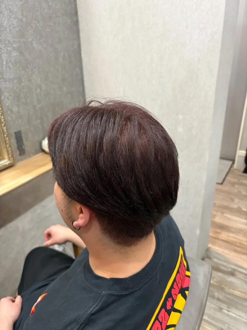 ショート カラー メンズ ヘアカラー nana ．JILL-hairのヘアスタイル