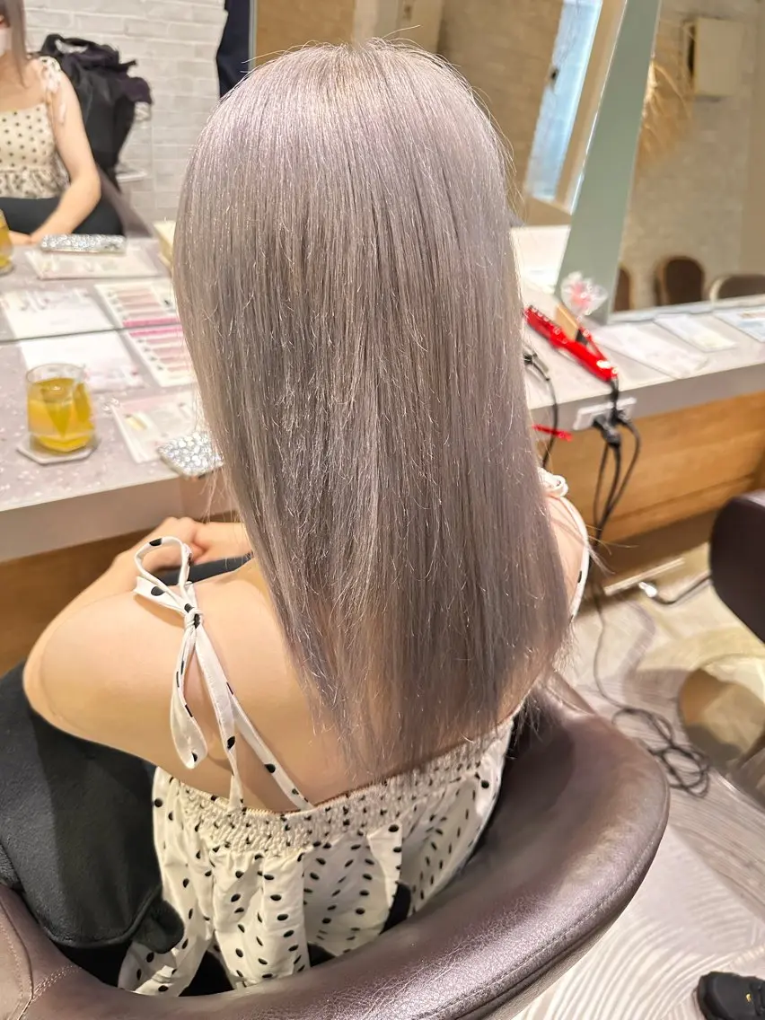 セミロング カラー ︎メンズカット✨セル ｢col大通り」🍀のヘアスタイル