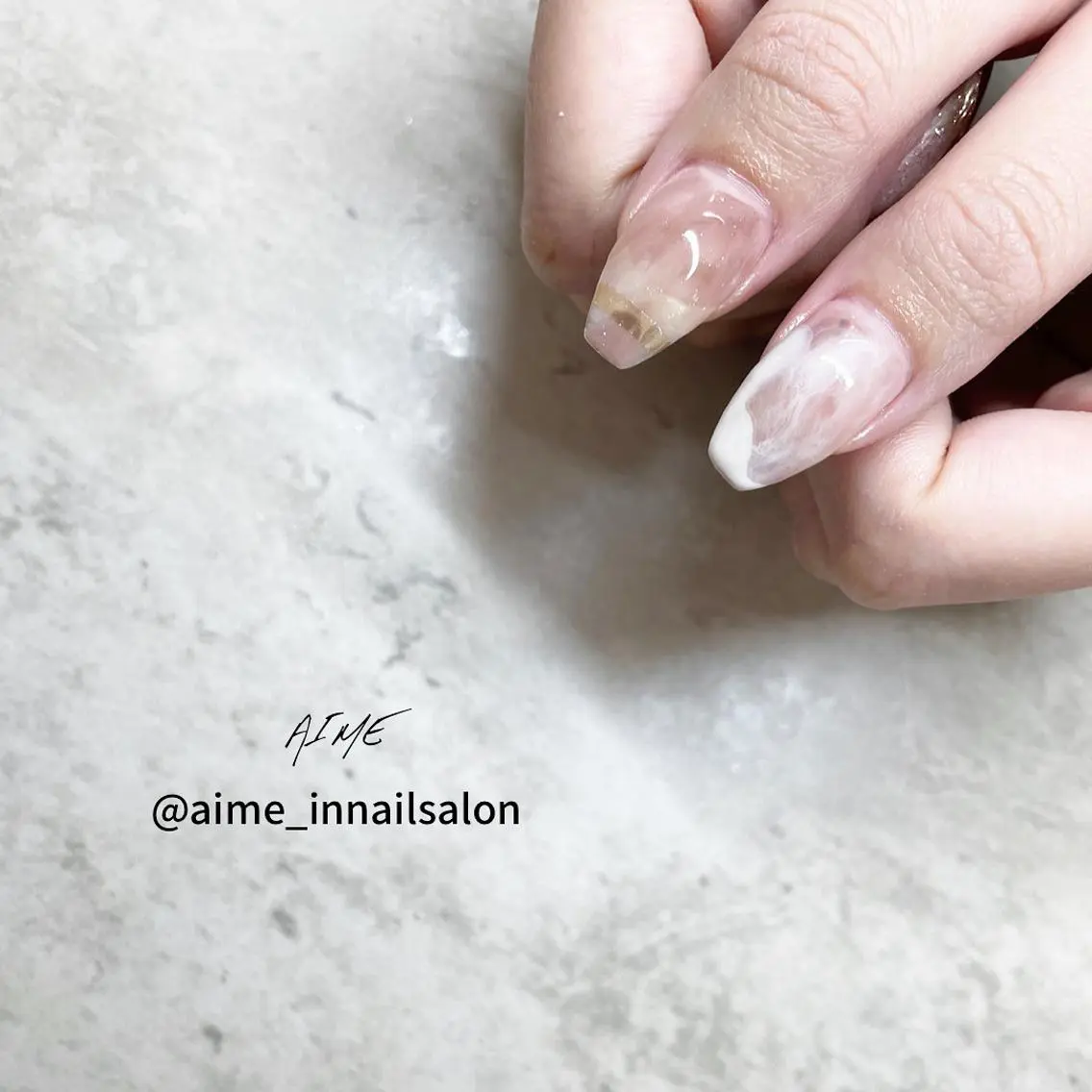 ネイル ハンドネイル AIME (momo)のネイルデザイン