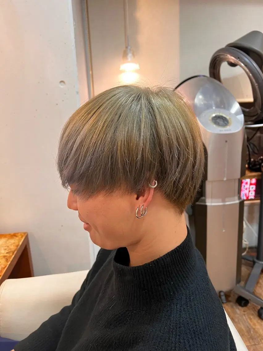 ショート メンズ カット トリートメント 澤井 佑果のヘアスタイル