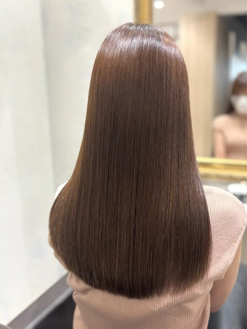 ロング 縮毛矯正 TriumpH 天王寺 miko🩵のヘアスタイル
