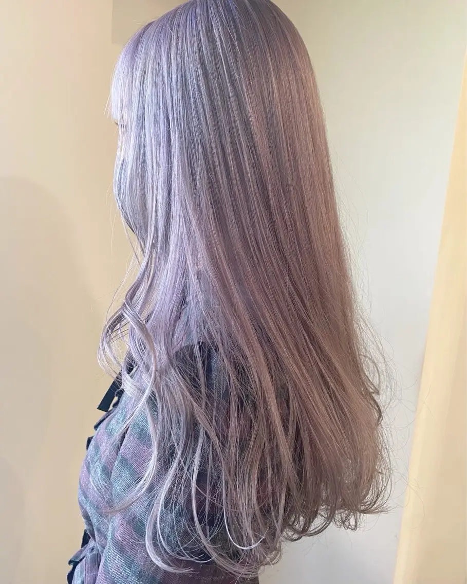 ロング カラー ベージュ透明感カラー 💟AYUMI💟のヘアスタイル