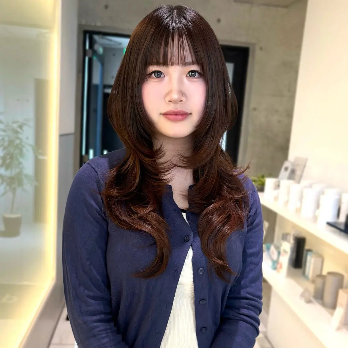ロング ロングレイヤー レイヤーカット ロング カット riko/レイヤー カット/ヘアセットのヘアスタイル