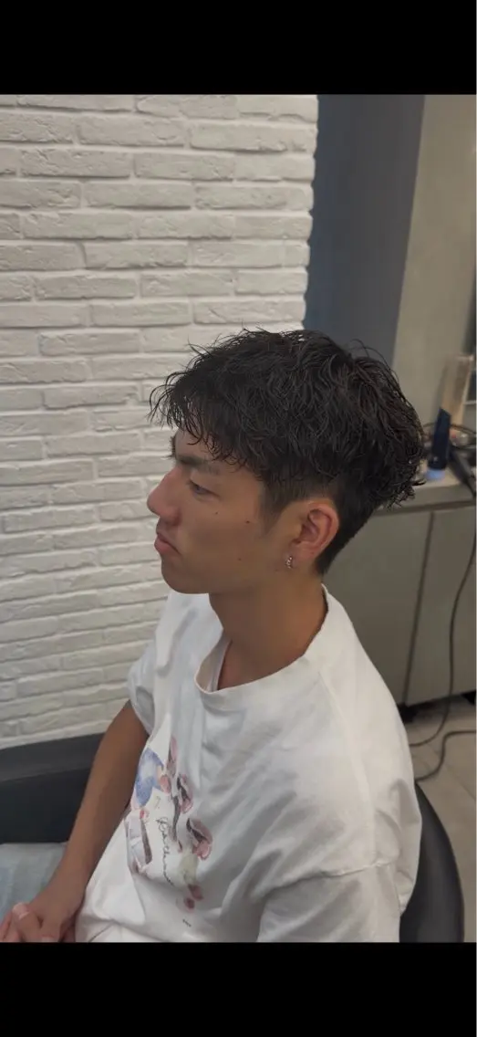 ショート メンズ 🌊メンズパーマ職人 🌊　とーやのヘアスタイル