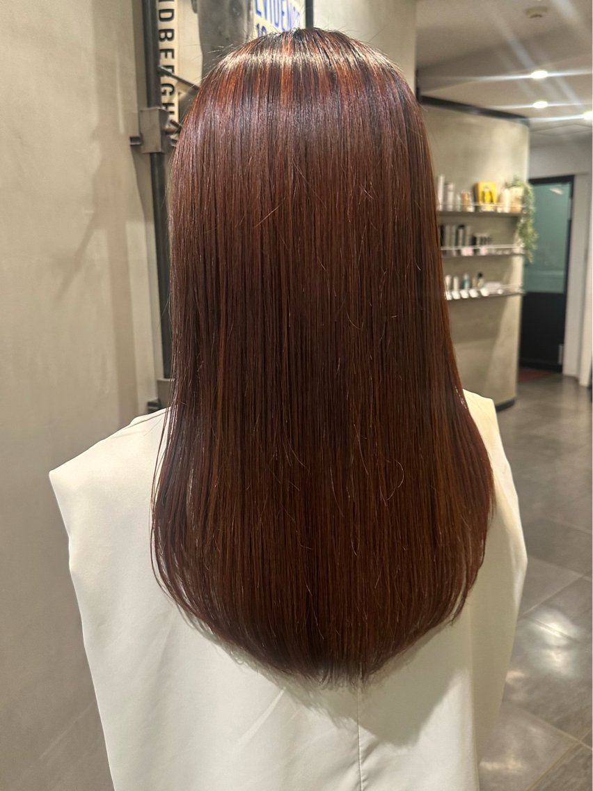 縮毛矯正 トリートメント ヤマダ アオイのヘアスタイル