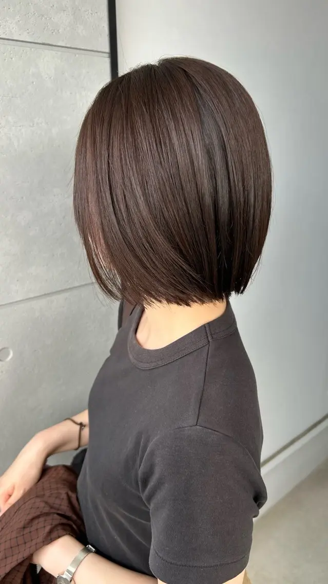 ショート カット ヘアカラー トリートメント 盛本 彩乃のヘアスタイル
