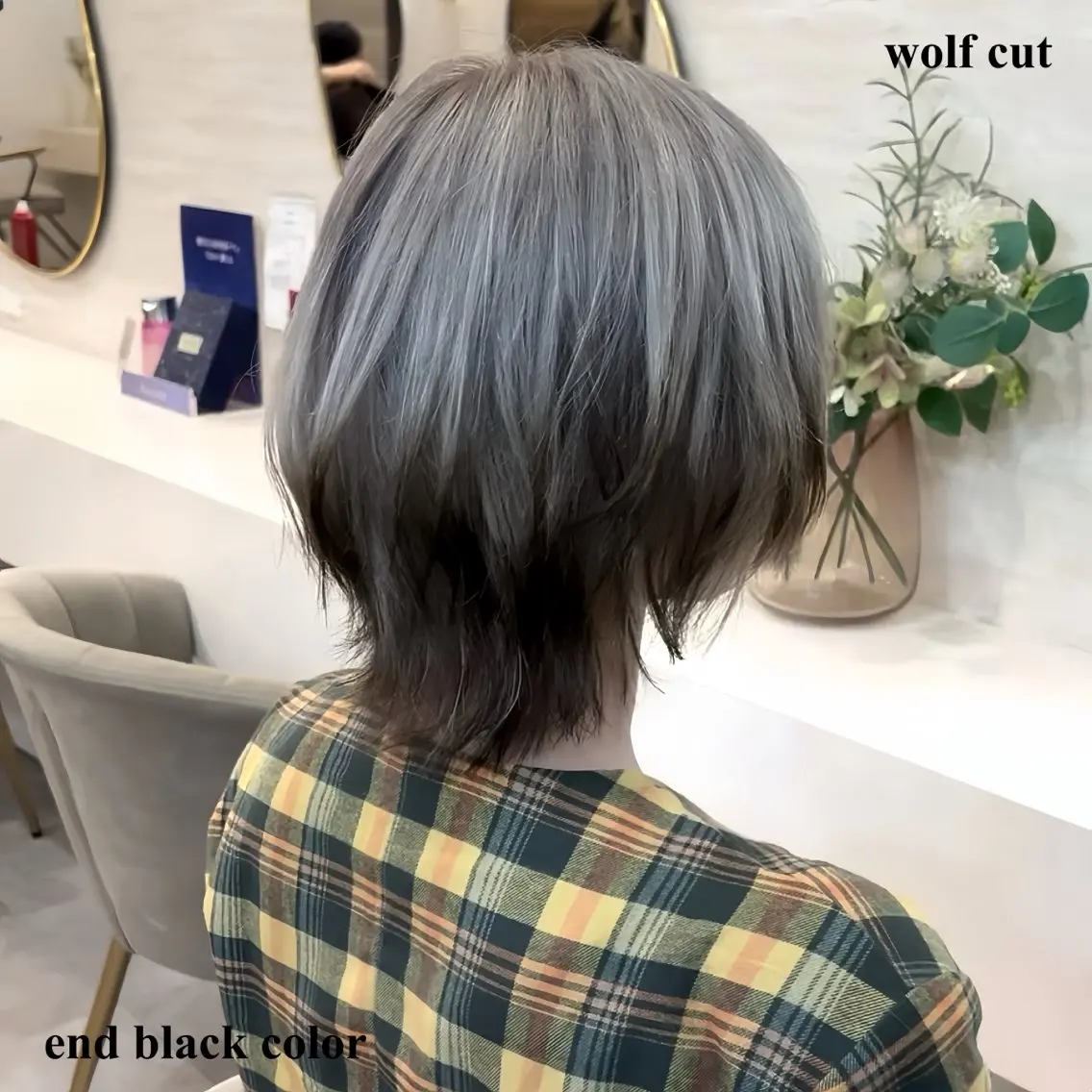 ミディアム ウルフカット カット 🪽あゆむレイヤー ・ボブウルフ熊谷🫧のヘアスタイル