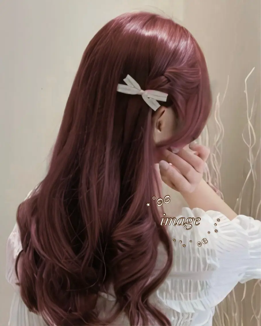 カラー カット ヘアカラー トリートメント ヘアセット girlな暖色ヘア 🪽🫧ハルナ🎀のヘアスタイル