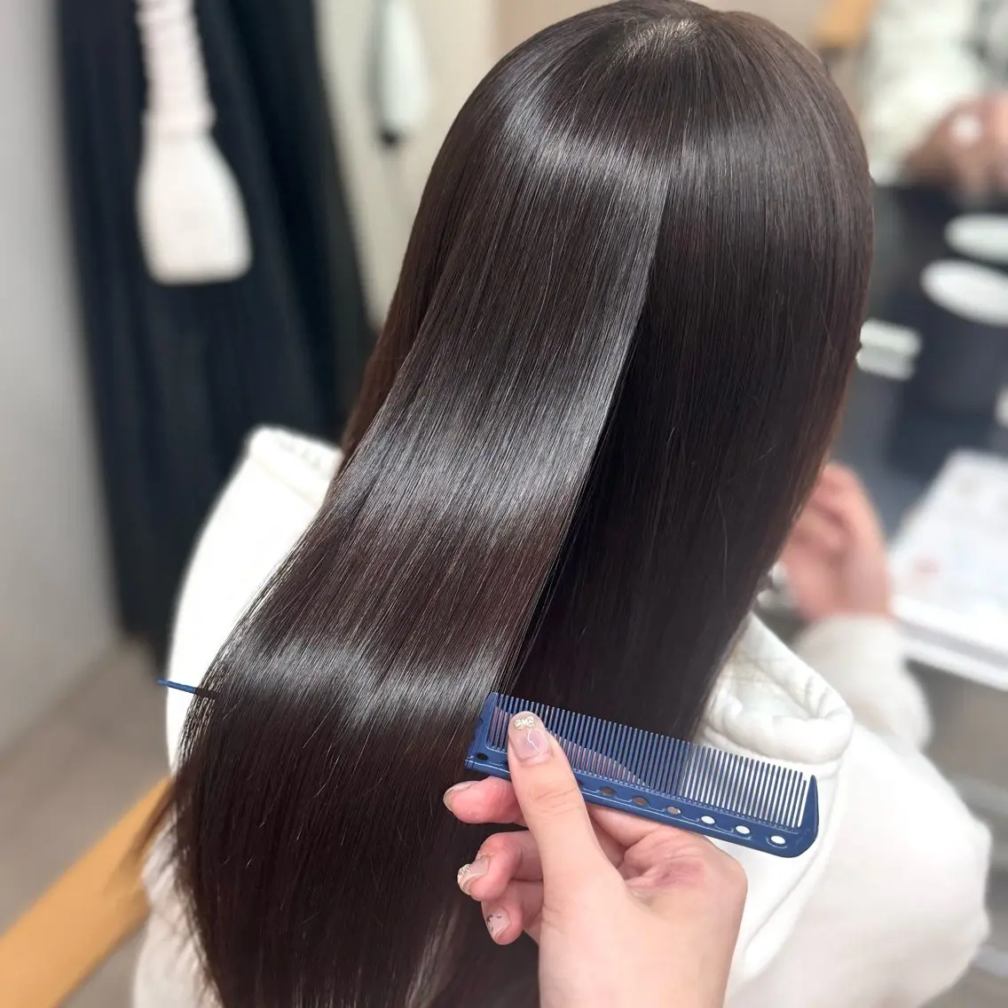 ロング 髪質改善 松葉 柚月のヘアスタイル