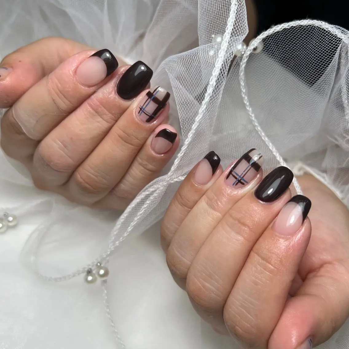 ネイル フレンチネイル ハンドネイル Salon_ a.nailのネイルデザイン