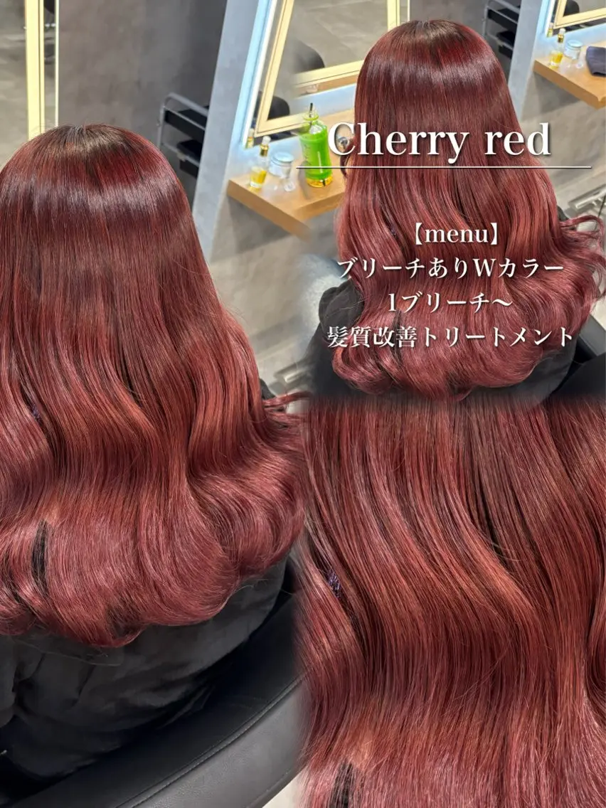 セミロング カラー ヘアアレンジ ヘアカラー ヘアセット ダメージレスカラー 🩵HIYO🩵のヘアスタイル