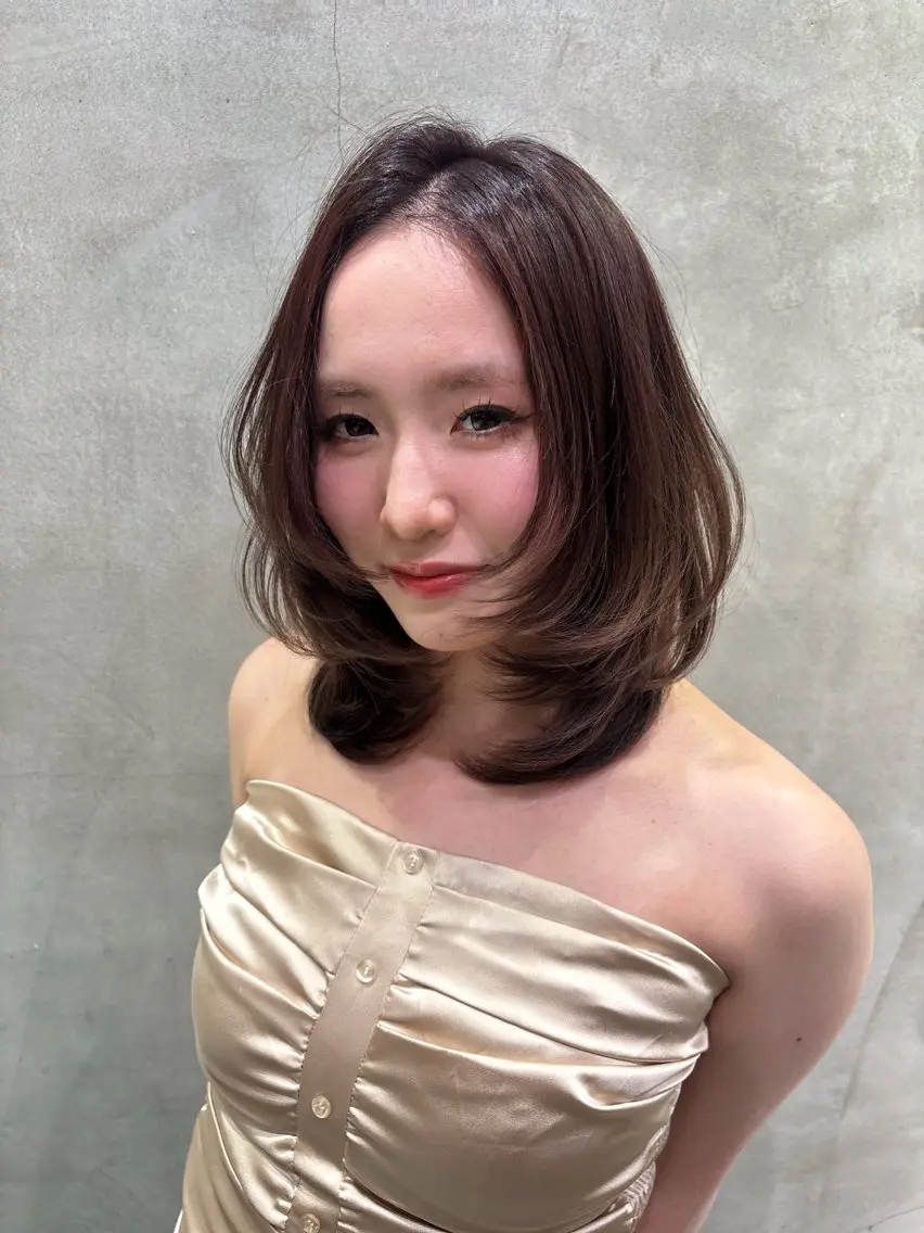 ミディアム カラー ヘアカラー Londnaitre /Miriaのヘアスタイル