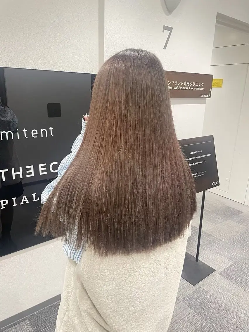 ロング カラー ヘアカラー The Ect 江坂Kurumiのヘアスタイル