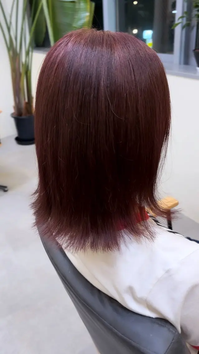 ミディアム カラー 🫧🐰東 苺花🍓【西明石】のヘアスタイル