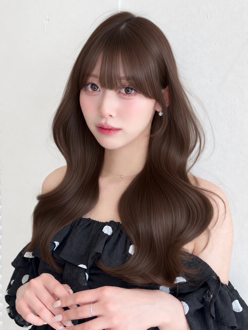 ロング カラー ヘアアレンジ 🎀似合わせレイヤー /AYAME🤍のヘアスタイル