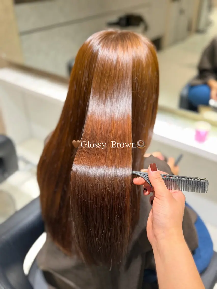 ロング カラー ヘアカラー カラーモデル募集🌺 Earth長田百香のヘアスタイル