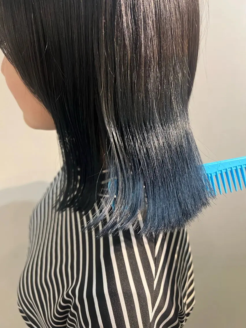 カラー 園田奈津 ボブ・レイヤーカットのヘアスタイル
