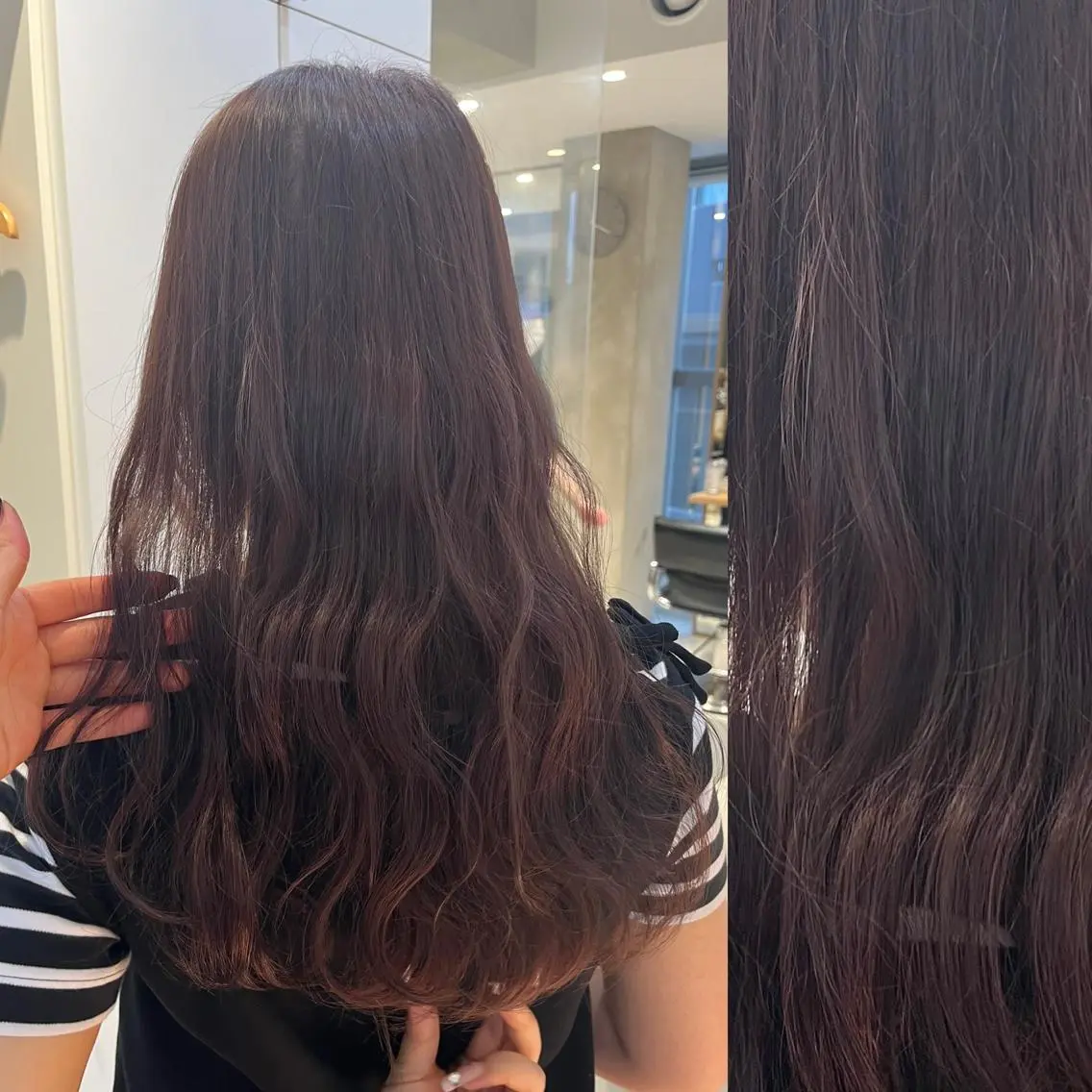 ロング カラー ヘアアレンジ ベージュカラー ブリーチ ブラウンカラー ケアブリーチ カシス stylist ◎RUKI.のヘアスタイル