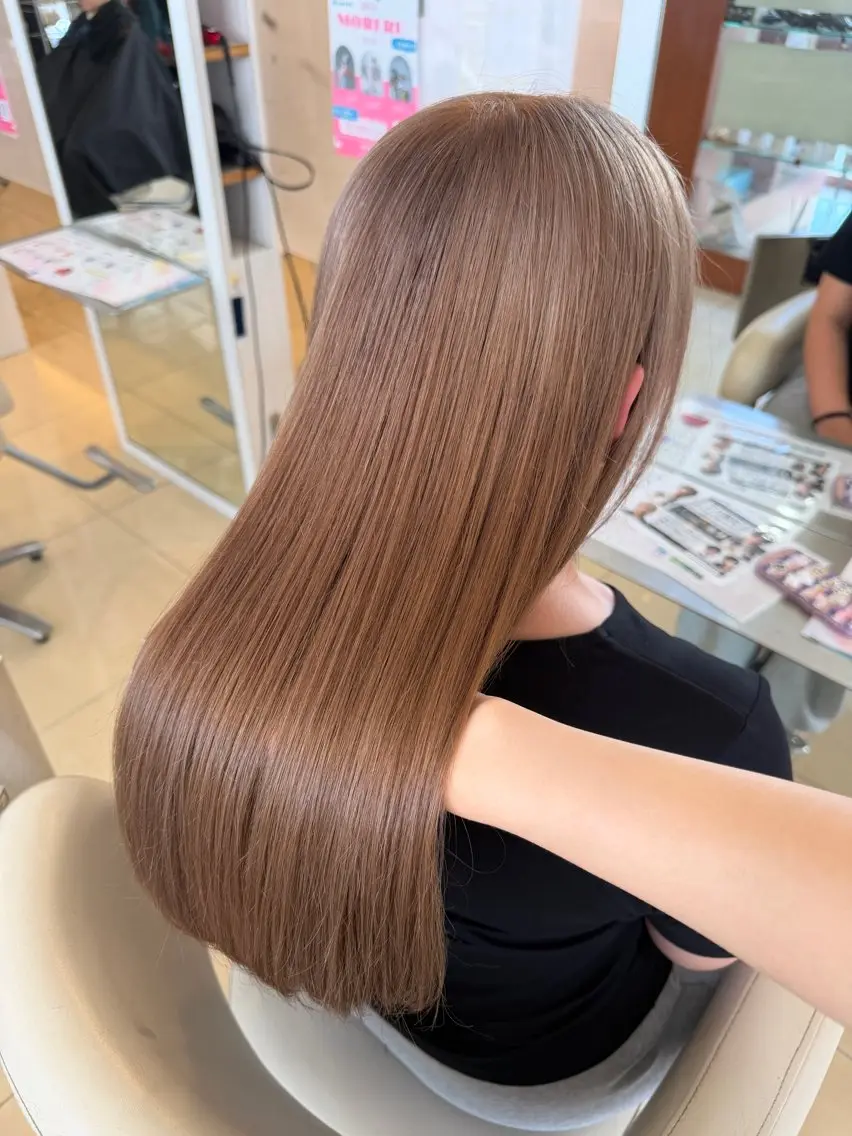 カラー ヘアカラー トリートメント 🫧モテ艶カラー🫧 大林未侑のヘアスタイル