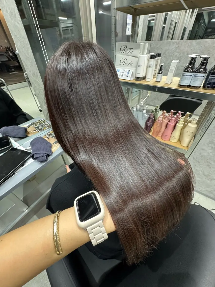 メテオ髪質改善カラー＋トリートメント✨の写真