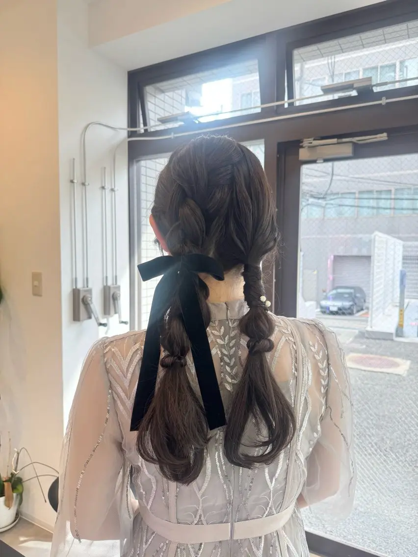 ヘアセット♪の写真
