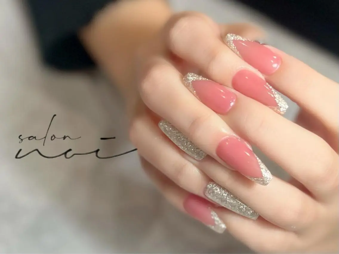 ネイル フレンチネイル ハンドネイル salon noiのネイルデザイン