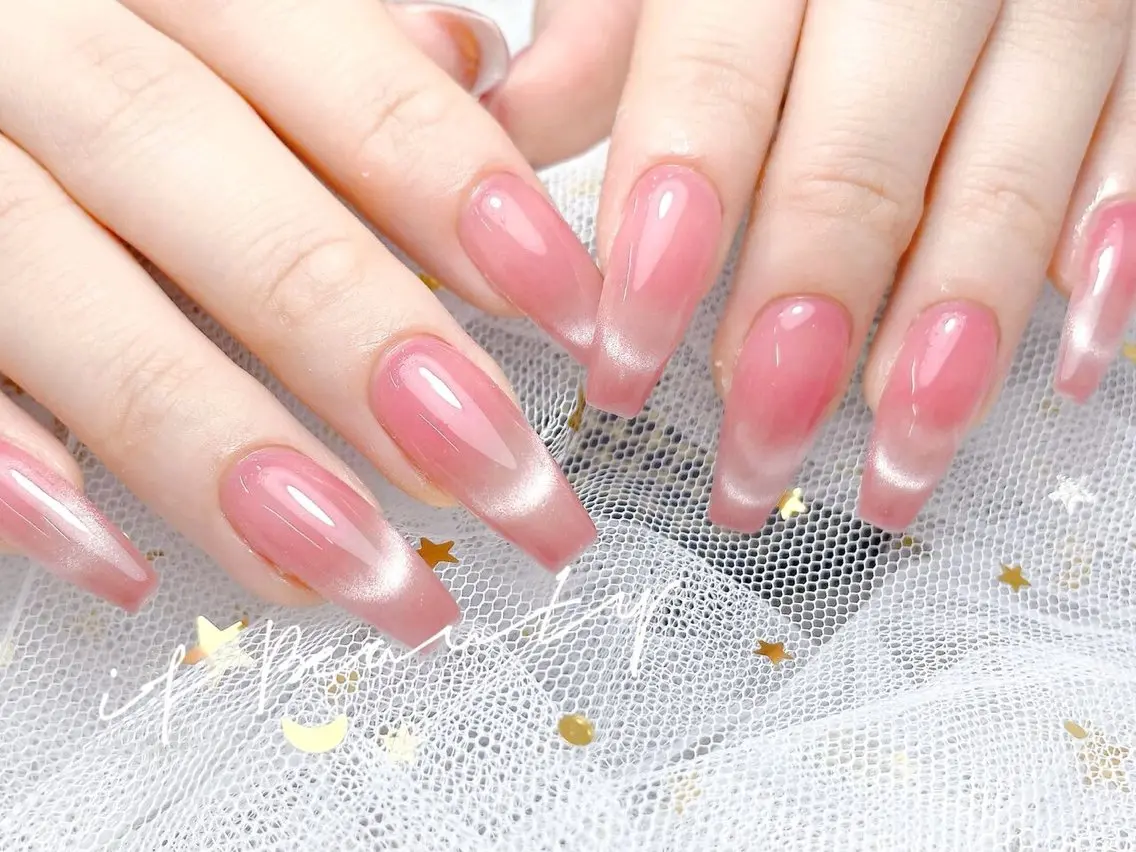 《ハンド》チップ長さだし＋マグネット🎀オフ無しの写真
