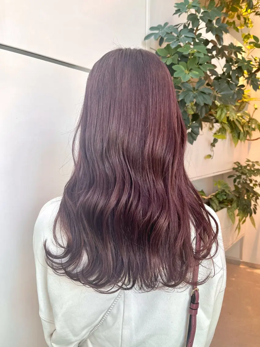 ロング カラー ラベンダーカラー ラベンダーピンク ピンクカラー くさかみさき🌼暖色 /耳つぼ/オタク🌼のヘアスタイル
