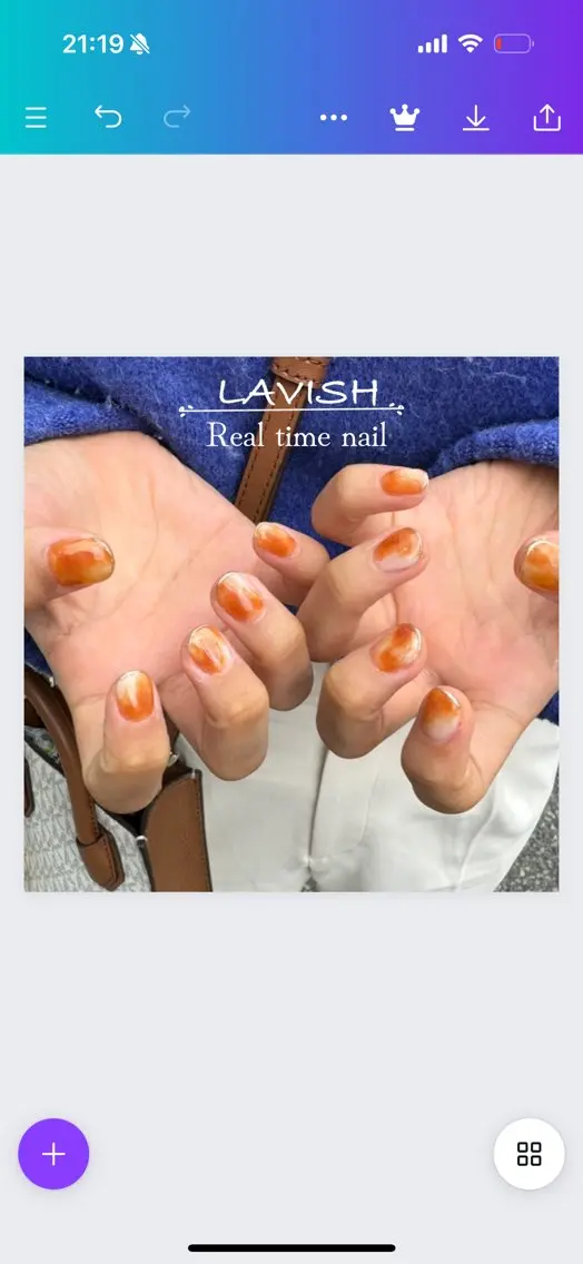ネイル LAVISH 大和店 emi・:*+のネイルデザイン