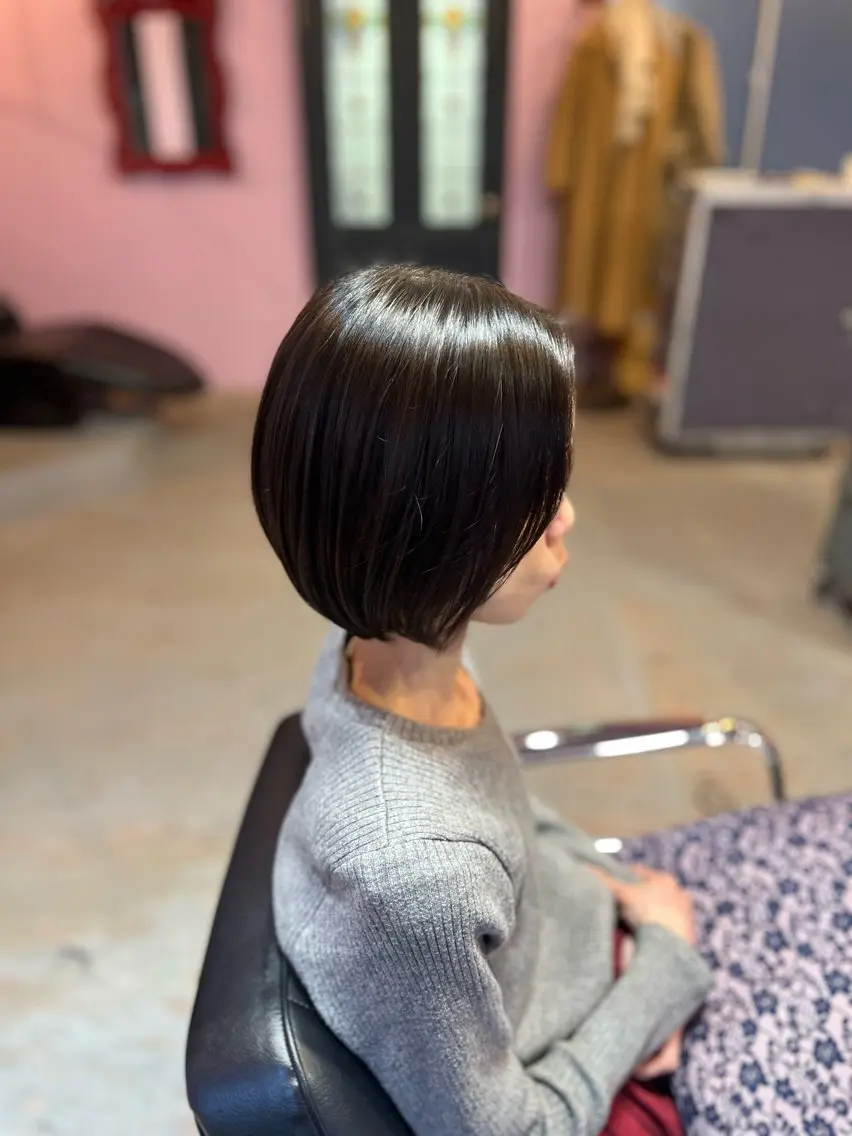 ショート ショートボブ ボブ ショートヘア 藤野 海翔のヘアスタイル
