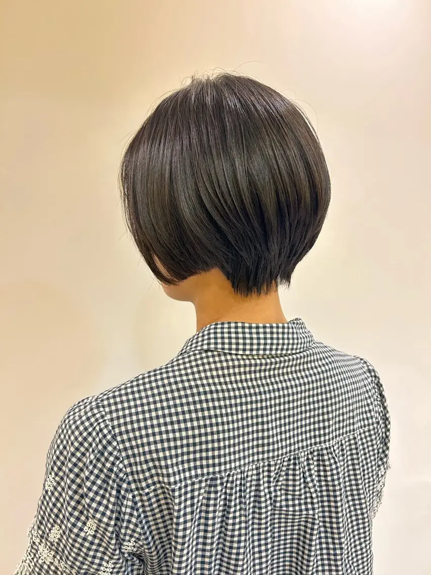 ショート ショートボブ ボブ ショートヘア アトリエJDパリ大畑 美羽🇫🇷💖のヘアスタイル