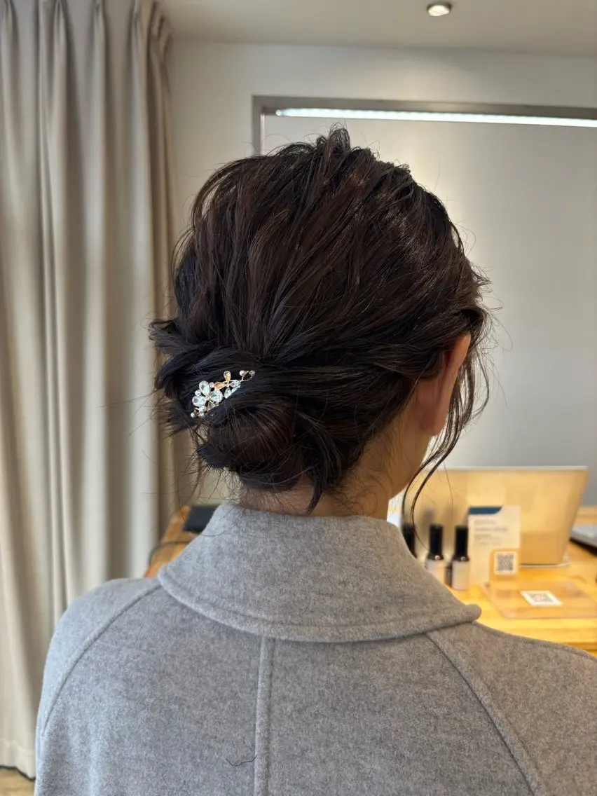 ヘアアレンジ ヘアセット NAVY/ Miharuのヘアスタイル