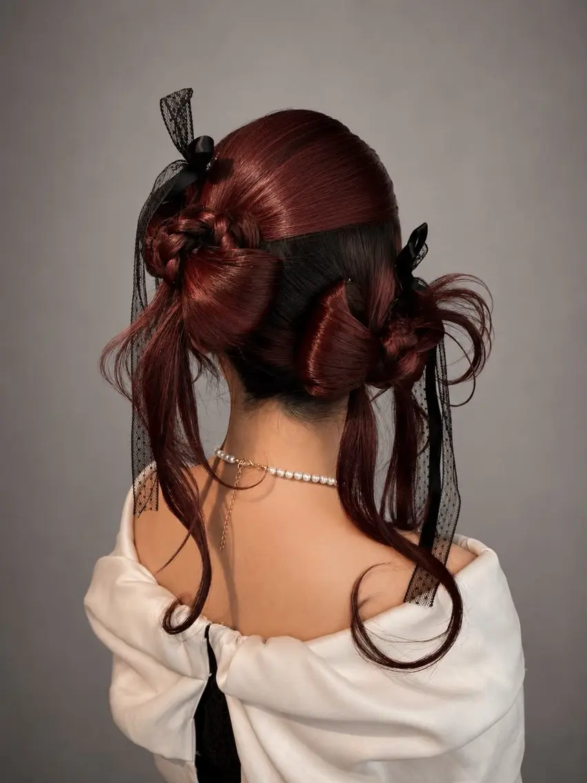 ヘアアレンジ 結婚式・ブライダル 卒業式のヘアスタイル ヘアセット charm《銀座》 ヘアセット/縮毛矯正のヘアスタイル