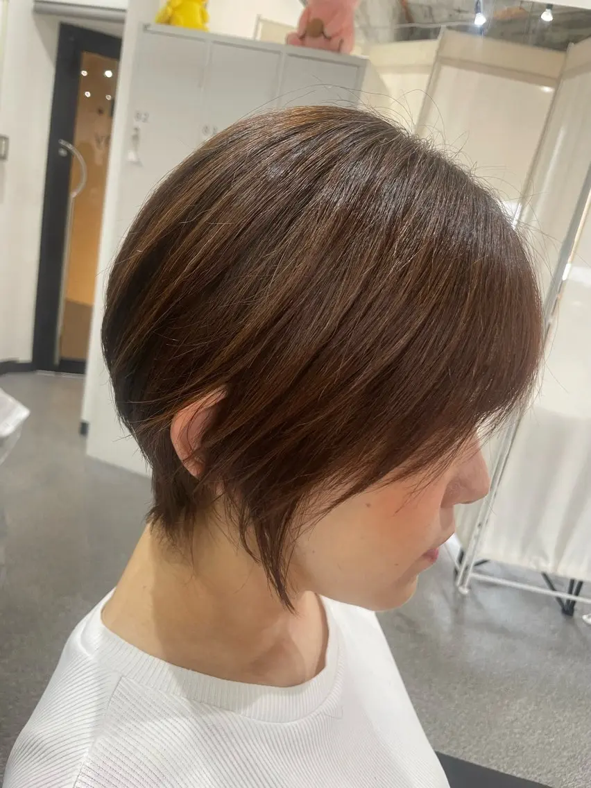 ショート ショートボブ ボブ ショートヘア 縮毛矯正 🐺渡邉 和弘🐺のヘアスタイル