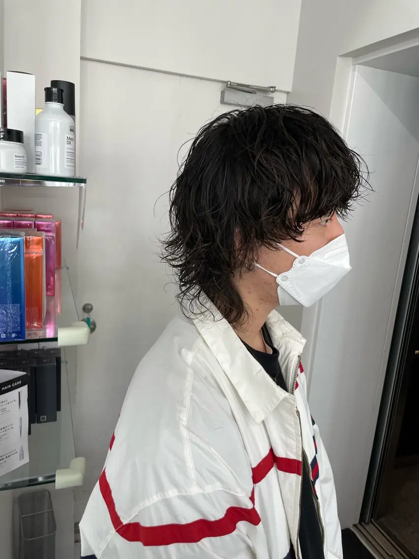 ショート パーマ メンズ カット パーマ トリートメント 髪質改善/艶髪No1 L.I.G代表　吉川のヘアスタイル