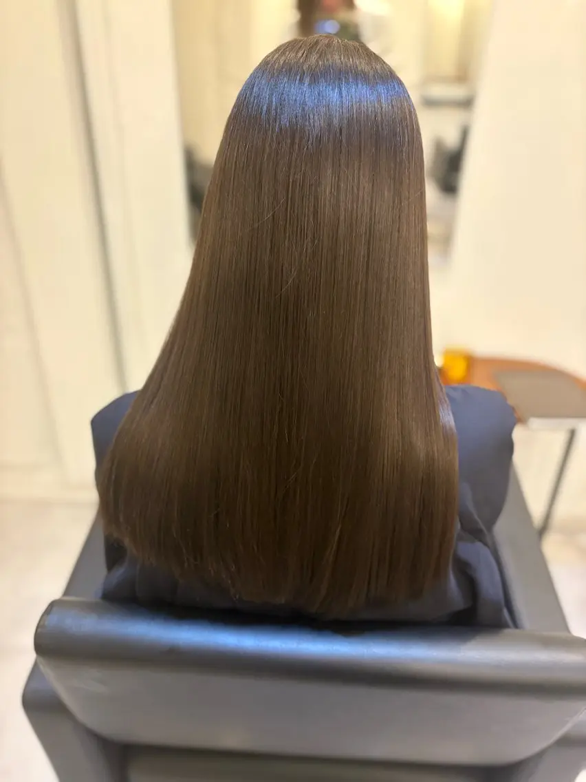 ✨️定番❗️✨️シングルカラー+素髪デトックストリートメント💁🏼♀️✨¥9350の写真