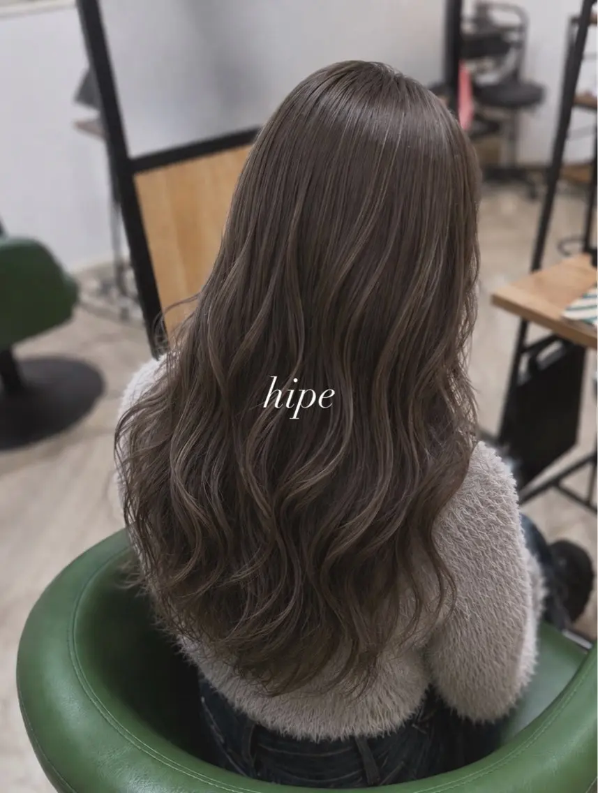 ロング ヘアカラー トリートメント hipe Ryudaiのヘアスタイル