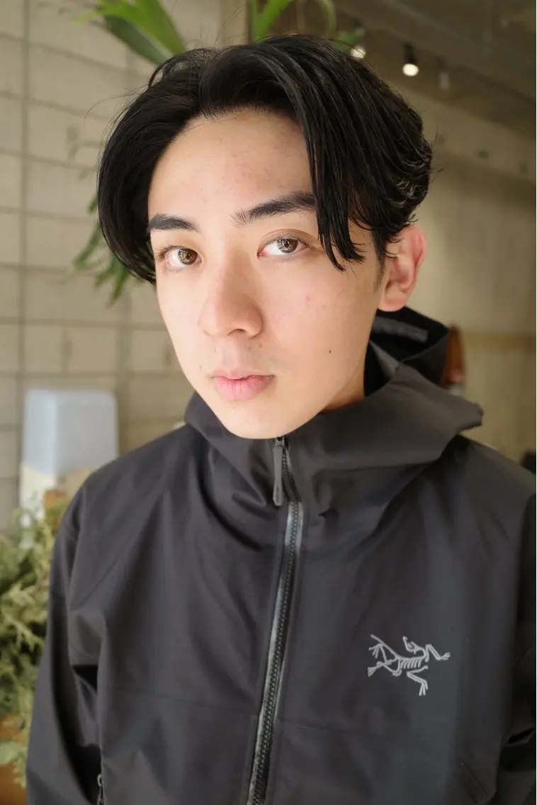 ショート メンズ カット パーマ 西宮北口メンズパーマ 鮫島竜海のヘアスタイル