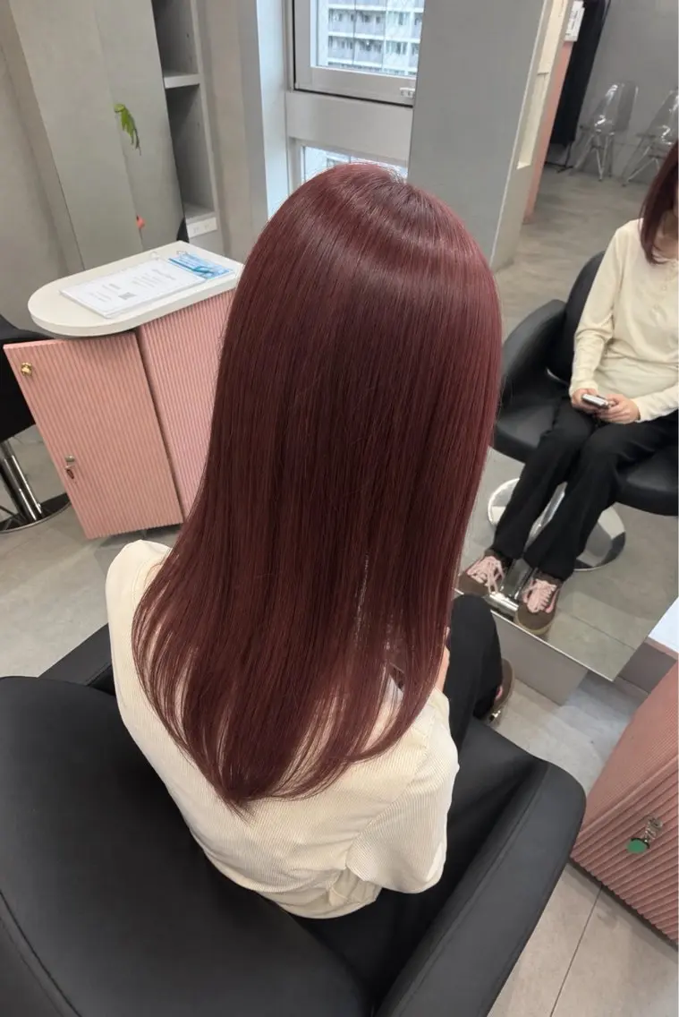 ミディアム カラー ブリーチ ブリーチなしカラー TheEct💠 マナミのヘアスタイル
