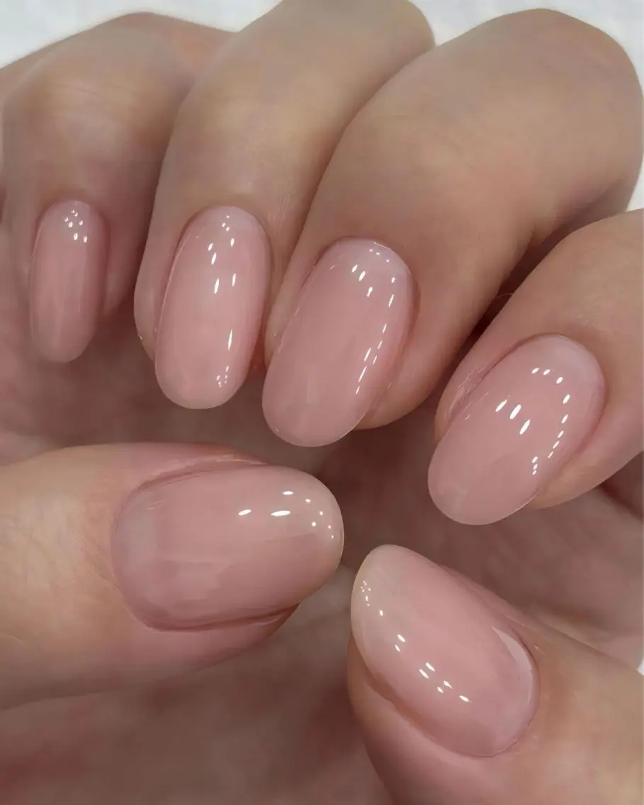 ネイル チークネイル ドット フレンチネイル グラデーション 韓国ネイル ハンドネイル Minette nailrinrinのネイルデザイン
