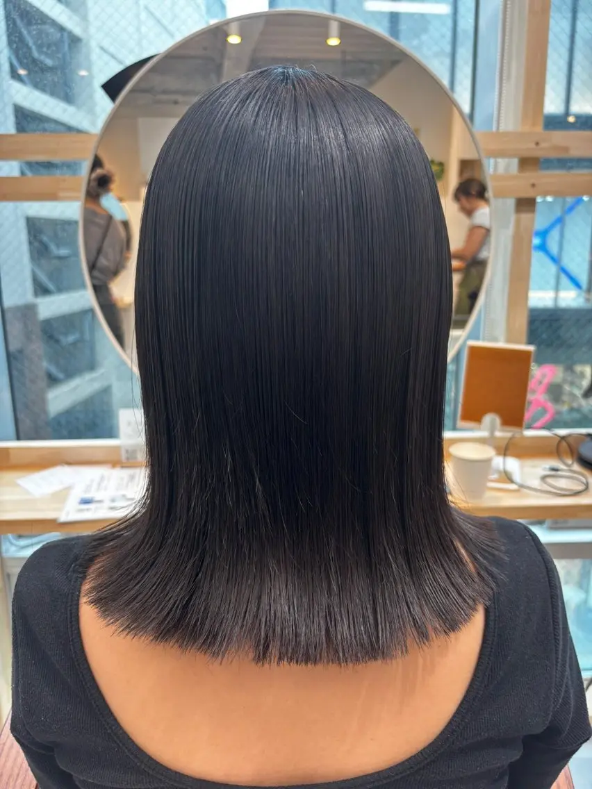 ミディアム カット トリートメント 🤍Nozomi/ オリーブカラー🌿のヘアスタイル