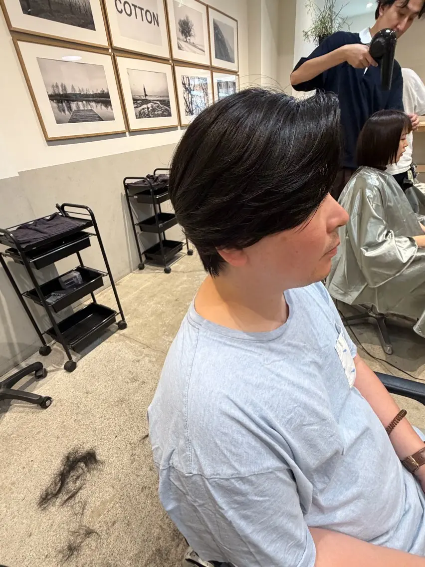 メンズ カット パーマ 平出 蓮のヘアスタイル