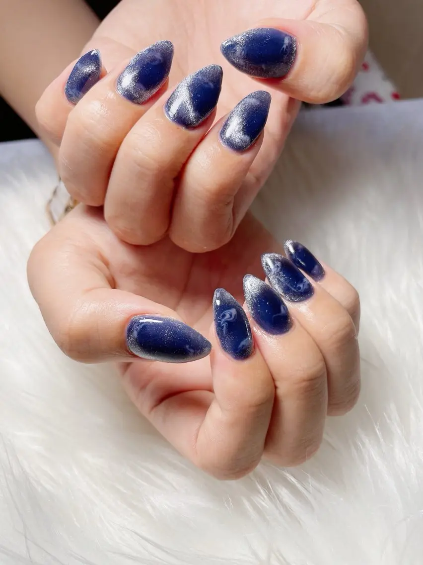 ネイル マグネットネイル ハンドネイル nailsalon Rinのネイルデザイン