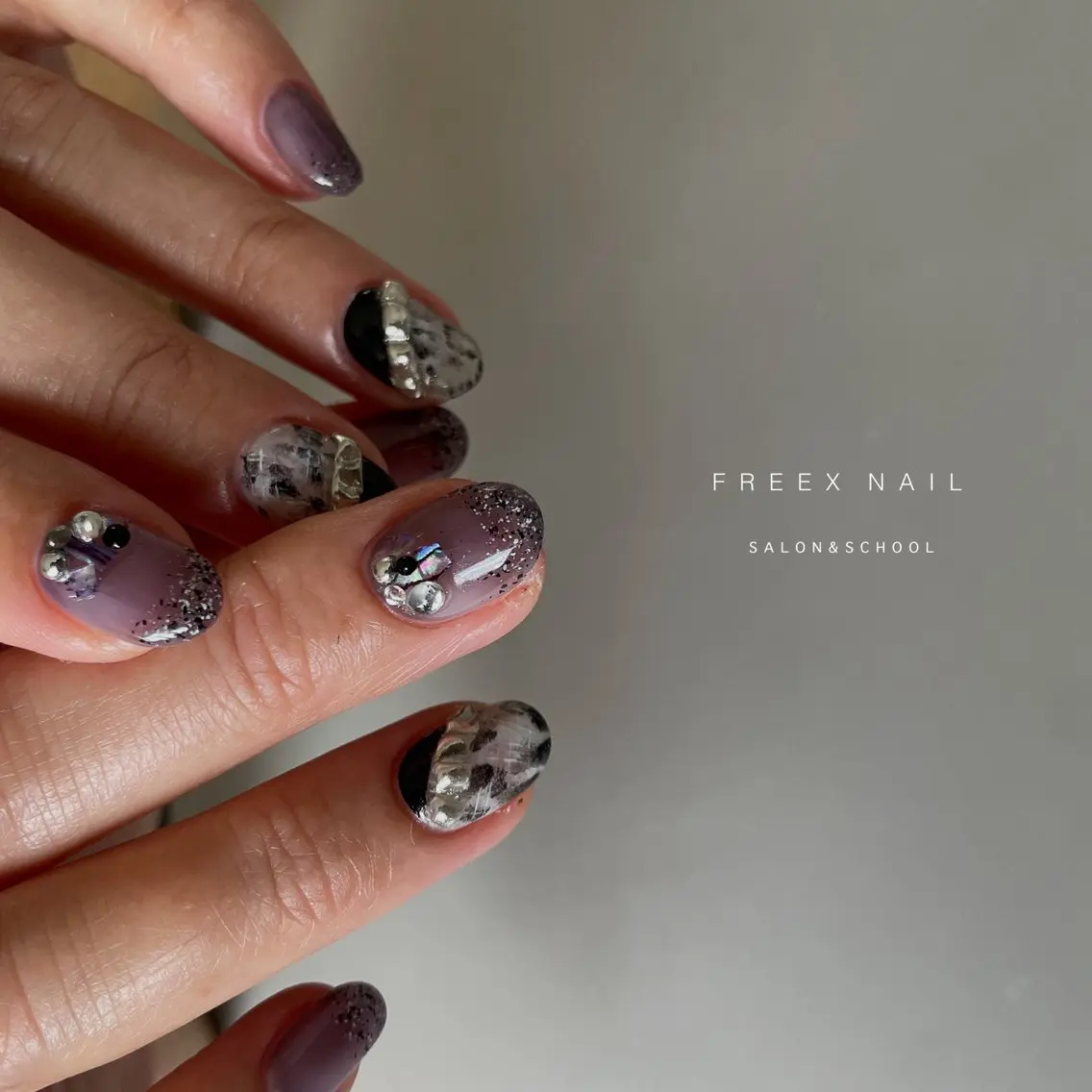ネイル ハンドネイル フットネイル freex nail /ニュアンス/個性派のネイルデザイン