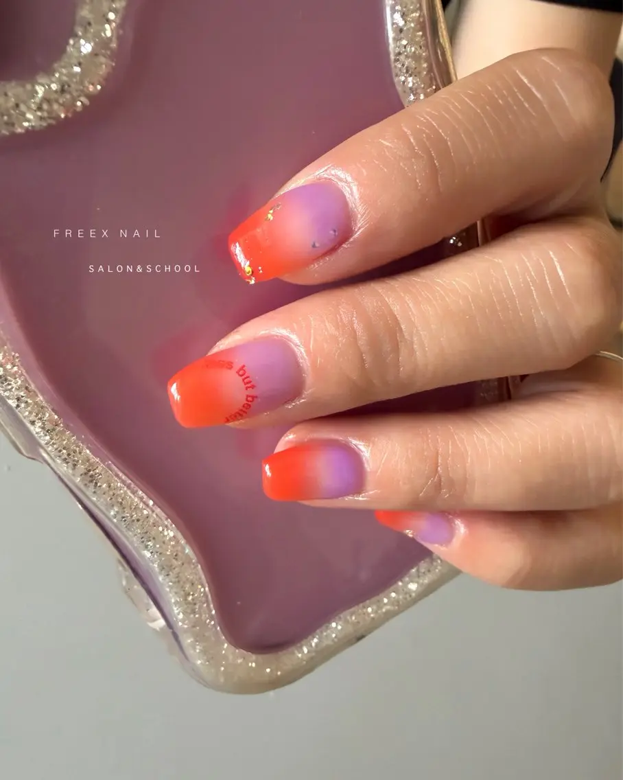 ネイル 夏ネイル ハンドネイル フットネイル freex nail /ニュアンス/個性派のネイルデザイン