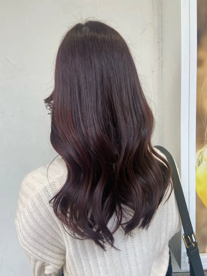 ロング カラー ピンクカラー カット ヘアカラー 🌙Ash中目黒 坪内沙月🌙のヘアスタイル